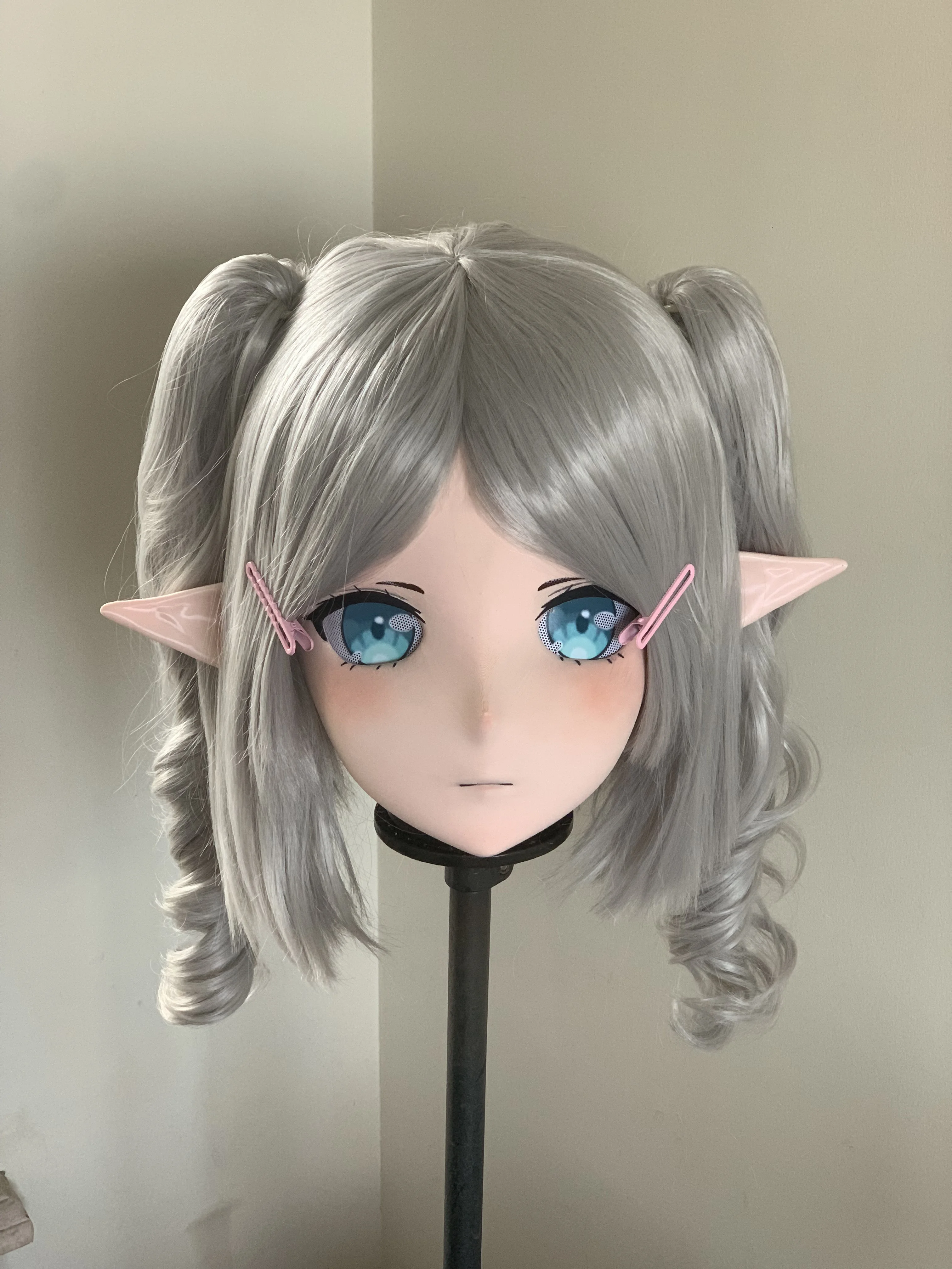 

(XYQ113)Customize Character Crossdressing Female/Girl PLA Full Head With Lock Anime Cosplay Japanese Animego Kigurumi Mask