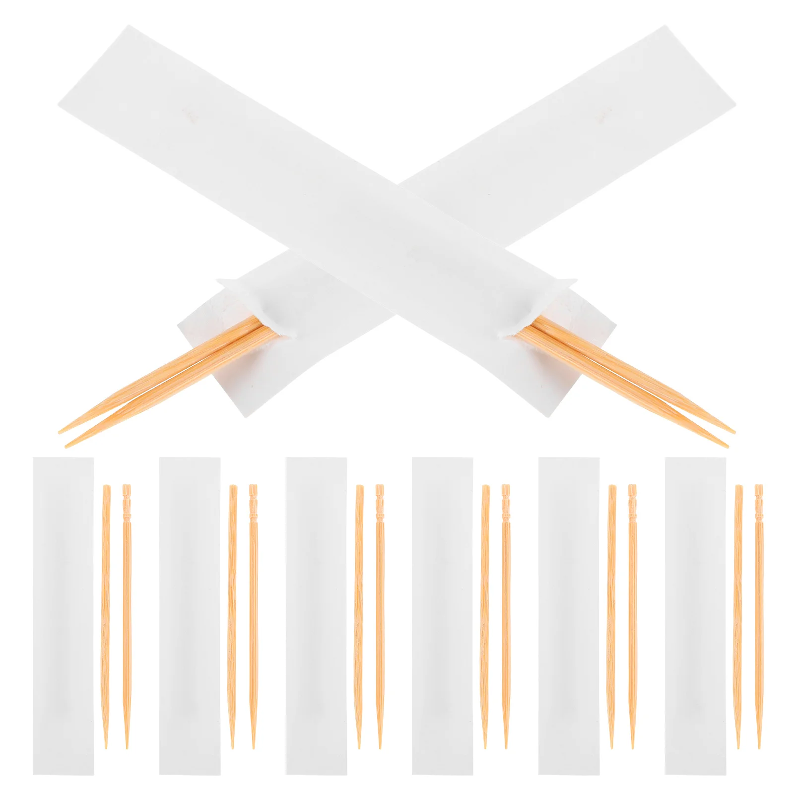 

1 Box Bamboo Toothpicks Individually Wrapped Single-Point for Hotel Restaurant Home Travel Portable Snack Appetizer Tool