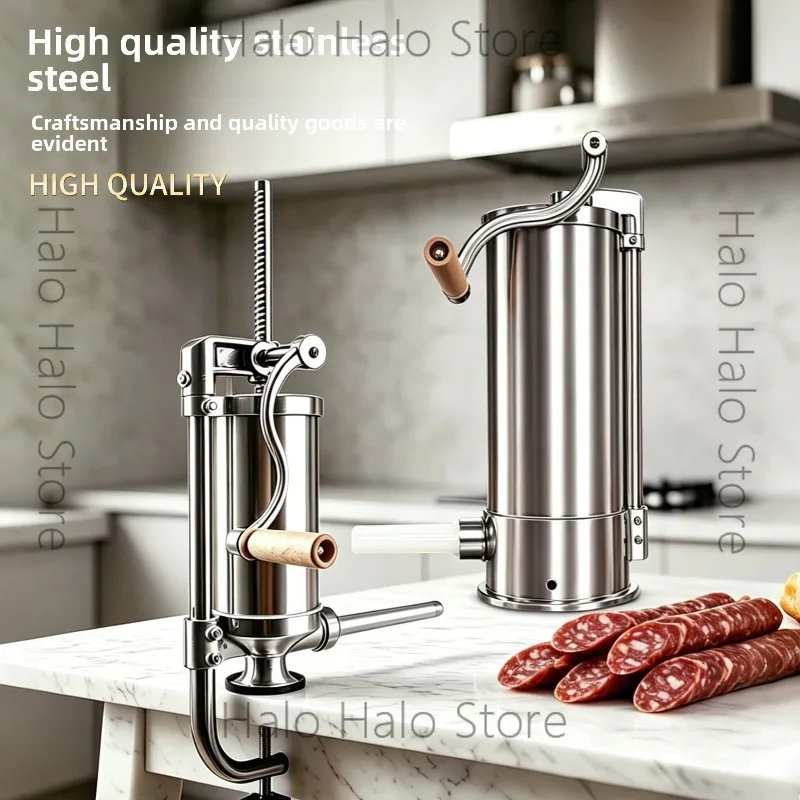 Vertical manual sausage filling machine Stainless steel sausage filling machine Enema artifact