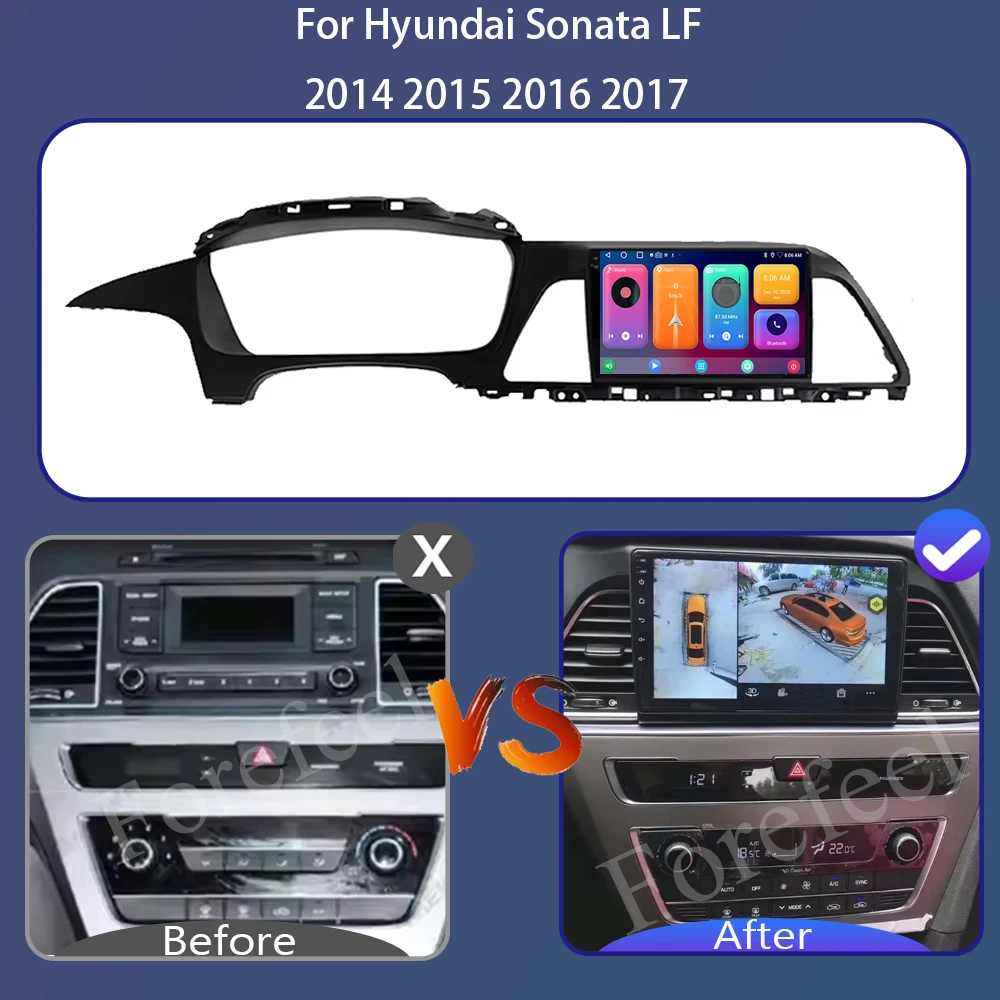 Car Radio Player Android 14 For Hyundai Sonata 7 LF 2014 2015 2016 2017-2020 GPS Navigation Auto Stereo Autoradio 2 Din Wifi BT