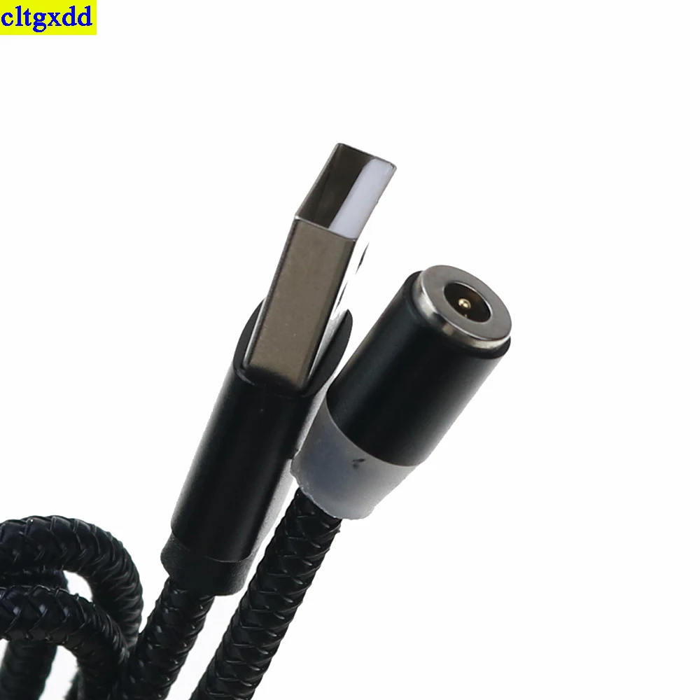 Cltgxdd 화웨이 샤오미 휴대폰용 마그네틱 데이터 케이블, 미니 USB C 타입 마그네틱 충전 케이블, 1 개
