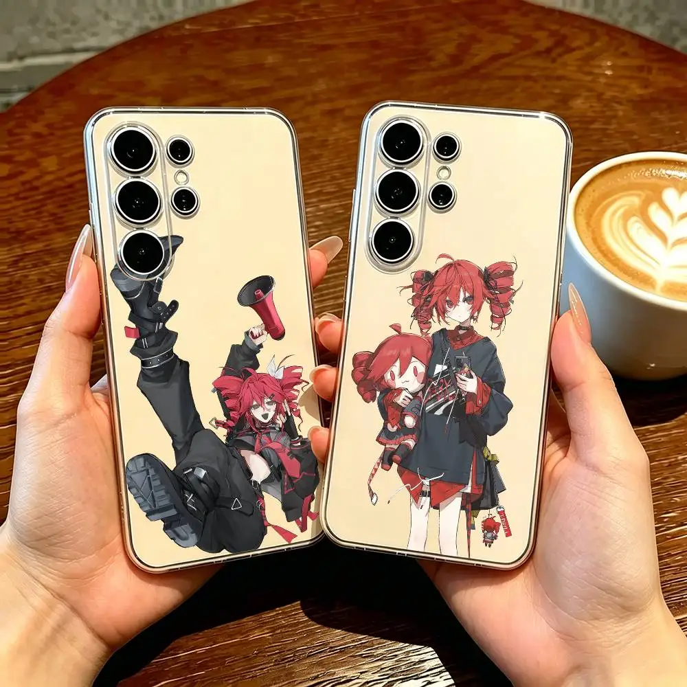 Bestselling K-Kasane Teto Phone Case For Samsung S25,S24,S21,S22,S23,S30,Ultra,S20,Plus,Fe Transparent Cover
