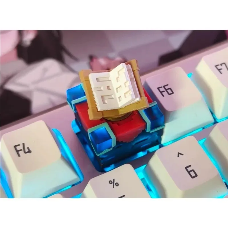 

ESC Enchanting Table Key Caps Light-transmitting Mechanical Keyboard Keycaps Custom Resin Material Artisan Point Keycap for Gift