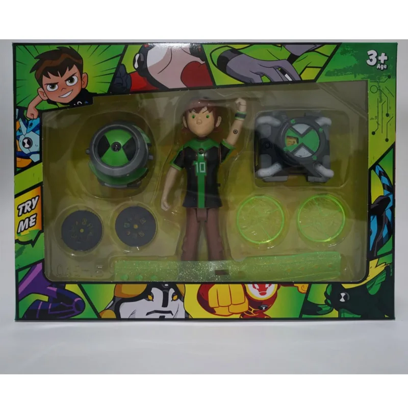 Funko BEN10 Anime Figuren Omnitrix Ben Tennyson Projektion Uhr Spielzeug Cartoon Transformation Gerät Sounds Lichter Figur Kinder Geschenke 6