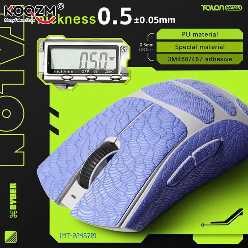 Mouse Grip Tape Skate Handmade Sticker Anti-Slip Suck Sweat Sticker For RAZER DEATHADDER V3 PRO Wireless Mouse