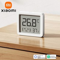 XIAOMI MIJIA Smart Temperature & Humidity Monitor 3mini,Extra-Long Battery Life,Compact Design,High Precision Sensor,App Control