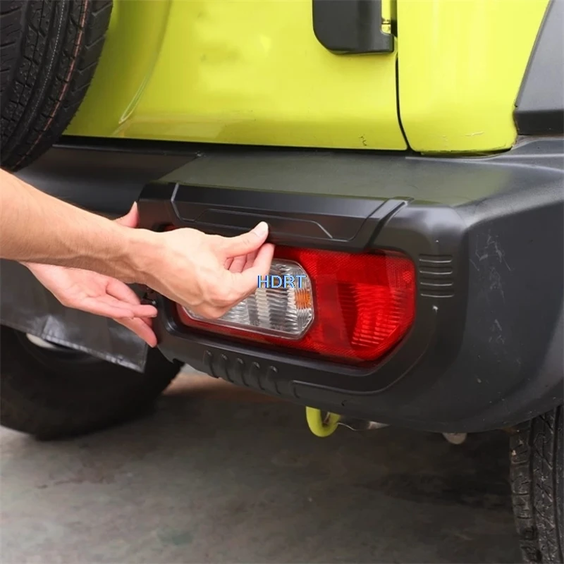 For Suzuki Jimny Sierra/K‑car JB74 JB64 2019 + Car Styling Rear Fog Light Shell Tail Lamp Cover Protector Decoration Accessories