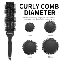 Extra Long Hair Rolling Brush 35cm - Professional Styling Tool for Blowout, Volumizing Hair Roller, Heat Resistant Salon Use