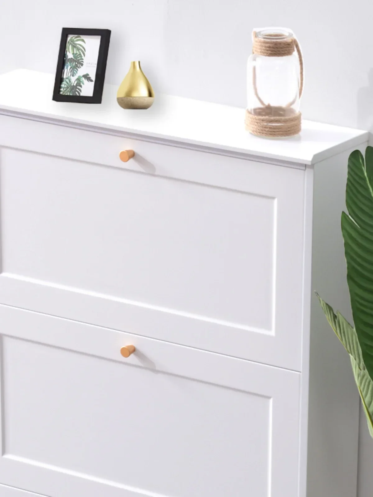 shoe cabinet, simple and modern tipping bucket , extremely narrow entry, small against the wall