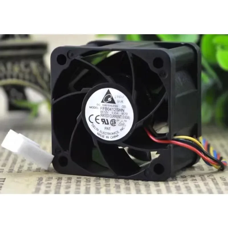 الأصلي الجديد مروحة التبريد لدلتا FFB0412SHN 12 فولت 0.45A PWM مزدوجة الكرة برودة مروحة 4028 4 سنتيمتر 40x40x28 مللي متر