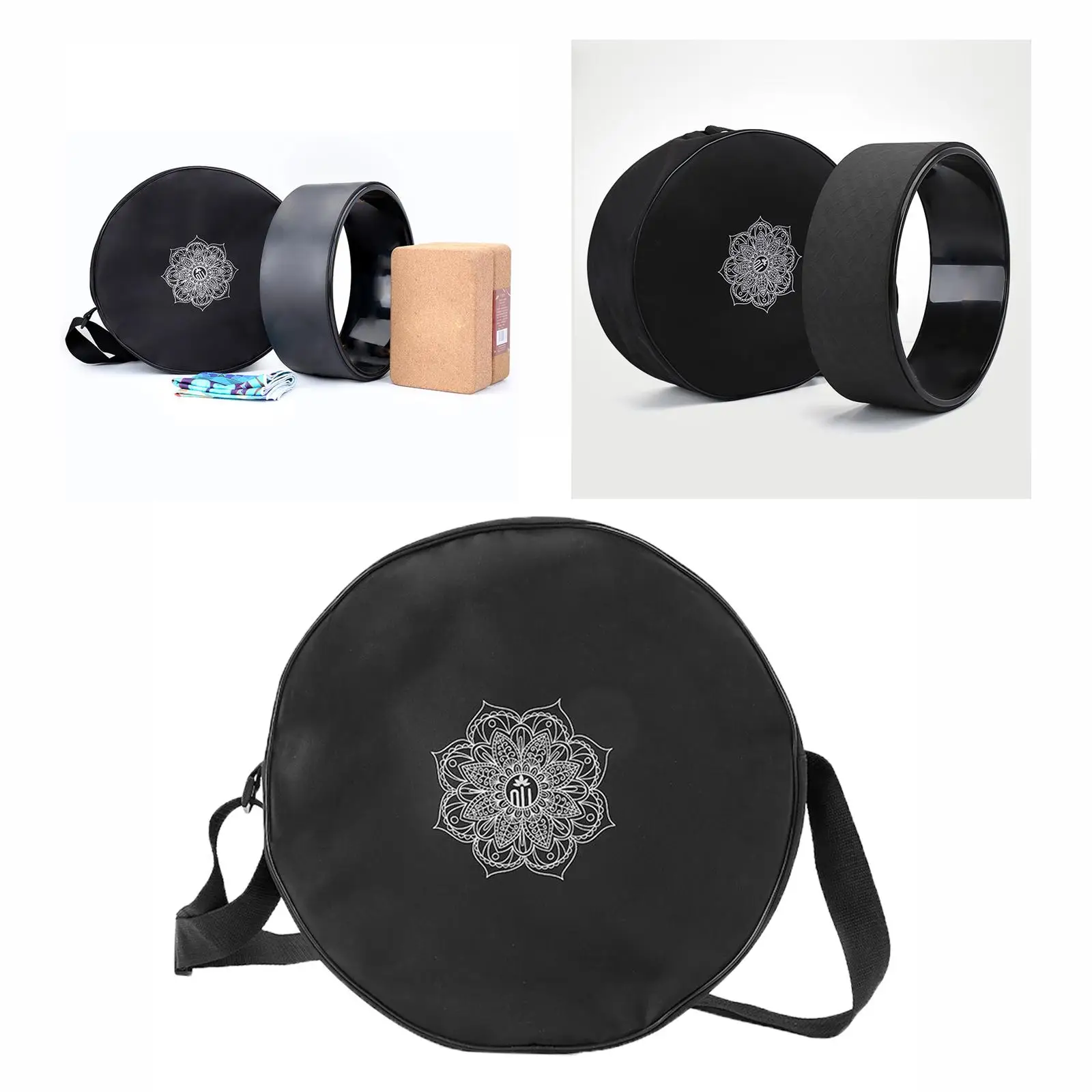 Yoga Circle Bag Large Capacity Yoga Wheel Backpack For Pilates Gym Fitness Euitpment Sports Case Brick Bags