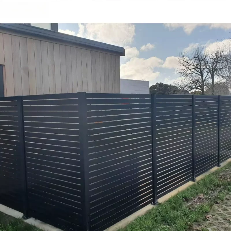 

Metal Privacy Aluminum Outdoor Fence Panel Mesh and Gate