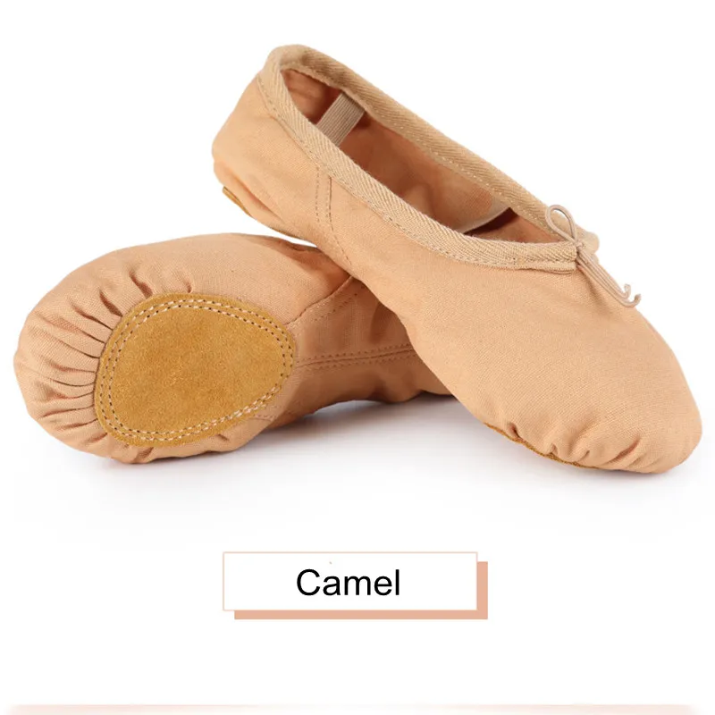 Women\'s Performa Dance Shoe Ballet Flats for Women Canvas Ballet Shoes Ballet Slippers Shoes Split Sole Yoga Dance Shoes