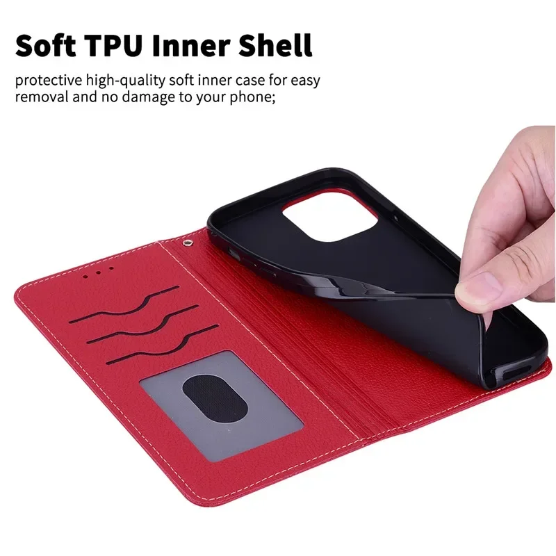 For Honor Magic 6 Lite Case Magic 6 Pro Leather Wallet Flip Phone Case For Honor Magic6 Lite 5G Magic 6Pro Pro 6Lite Cover Funda