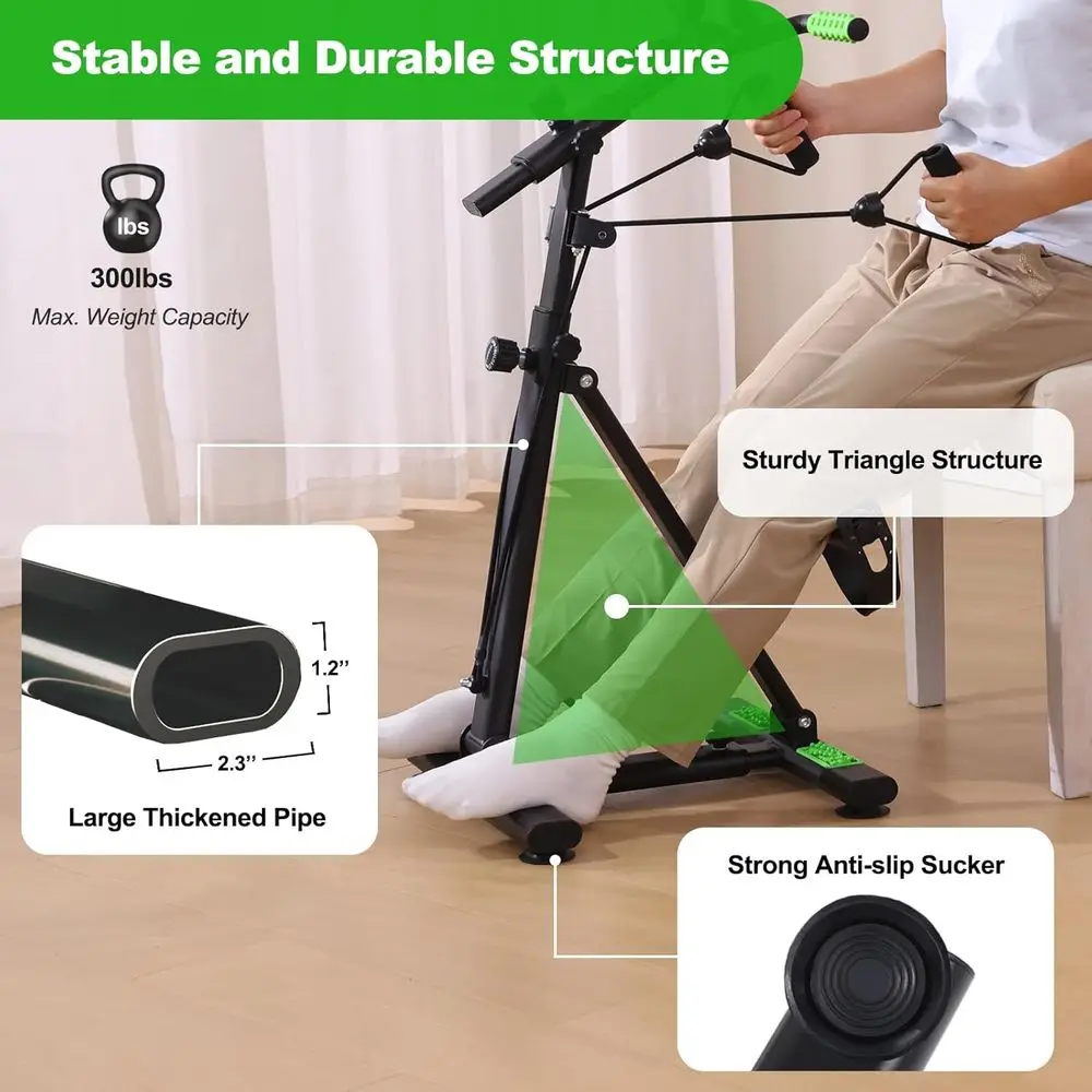 دراجة تمرين بدواسة لكبار السن، معدات تمارين اليد والذراع والساق والركبة للعلاج الطبيعي، تمرين منزلي لاستعادة المسنين