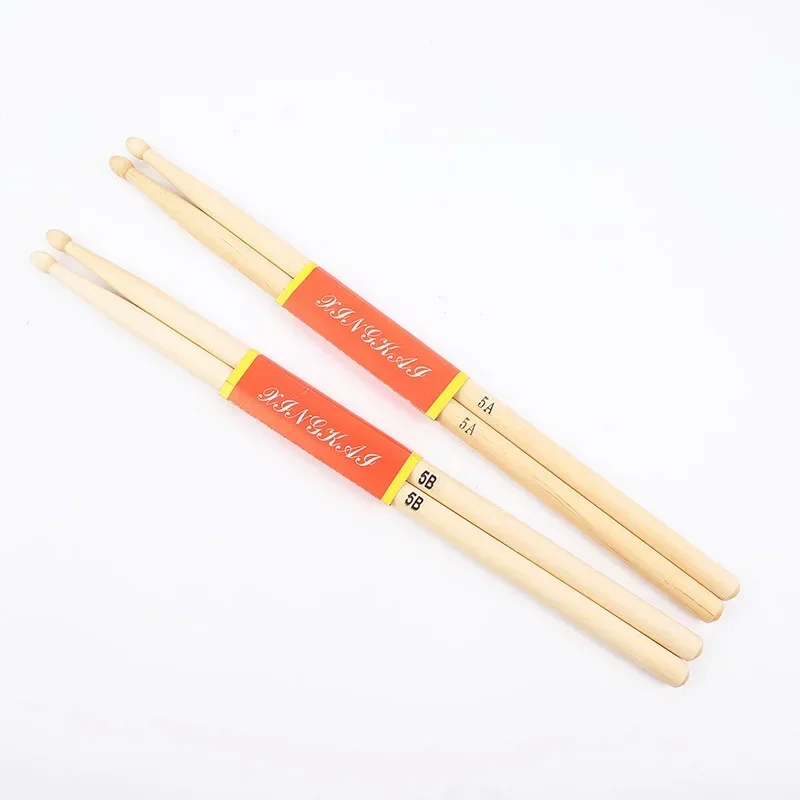 1 Pair Maple Drumsticks Jazz Snare Drum Sticks High Quality Percussion Instrument Accessories Lightweight Music Tools 5A 5B - view 2