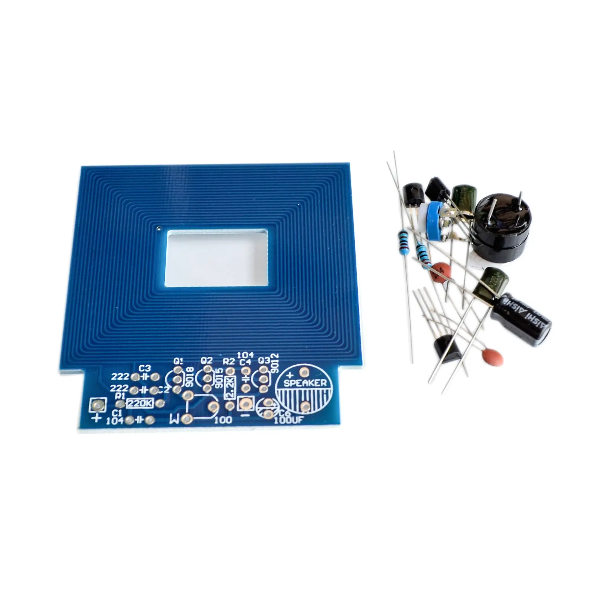 Metal Detector Scanner Unassembled Kit Project 3-5V DIY Kit Suite Trousse Boards Module Integrated Circuits