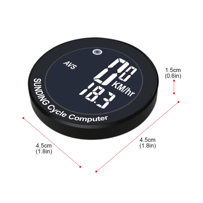 Wireless Bicycle Computer Waterproof Cycling Bike Speedometer Multi-functional Bicycle Odometer for Bike Handlebar and Stem