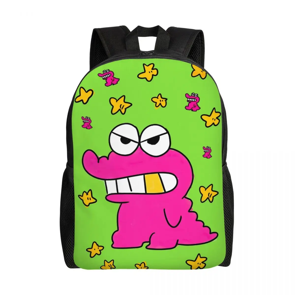 Mochila de viaje personalizada C-Crayones Shin-chanes para hombres y mujeres, mochila escolar para computadora, mochila popular de dibujos animados para estudiantes universitarios