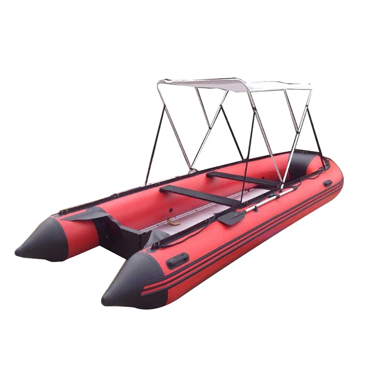 Verde con mini bote inflable negro Barco de pesca inflable