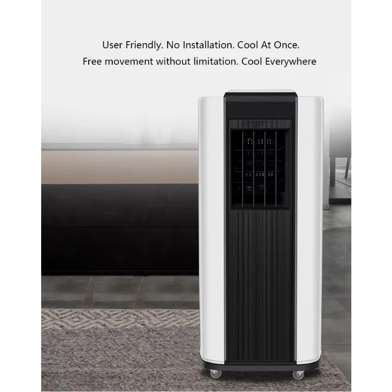 Hot Cooling Heating Dehumidification Mobile 10000 Btu Portable air Conditioner with Touch Screen Control Panel