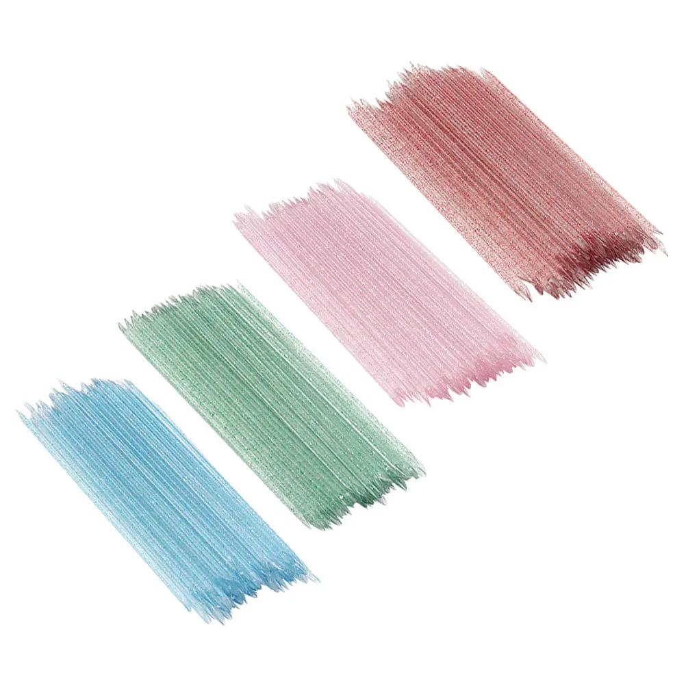 400 stuks manicure puntjes stok plastic nagelriemsticks nail art gereedschap duurzaam lichtgewicht draagbare reizen nail art gereedschap