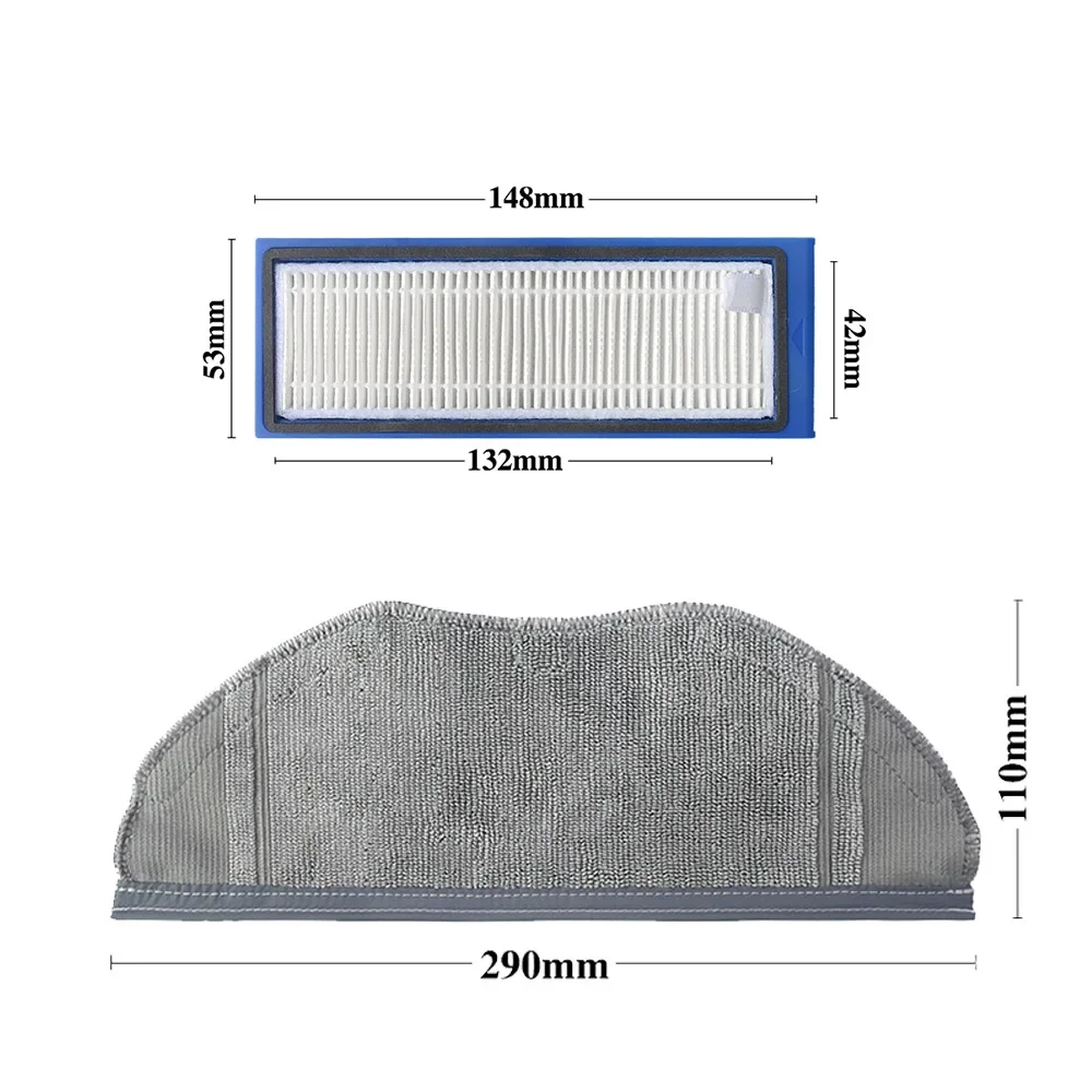 Brosse principale et latérale avec filtre HEPA pour Anker Fy L70, balayage intelligent, pièce d'aspirateur robot, gril de nettoyage