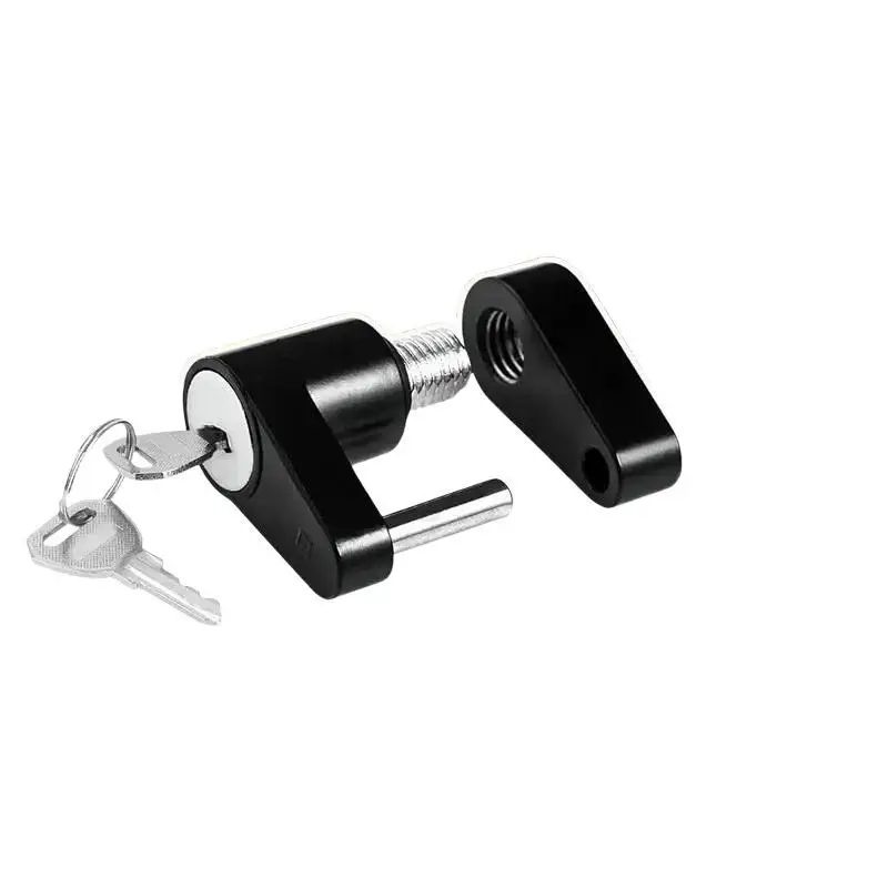 1 Set Hochleistungs-Anti-Pick-Kupplungsschloss mit 2 Schlüsseln, 1/4" Zinklegierung Anhängerkupplungsschloss für Wohnmobile, LKWs, Boote und Anhänger zur Sicherheit. – Detail 9