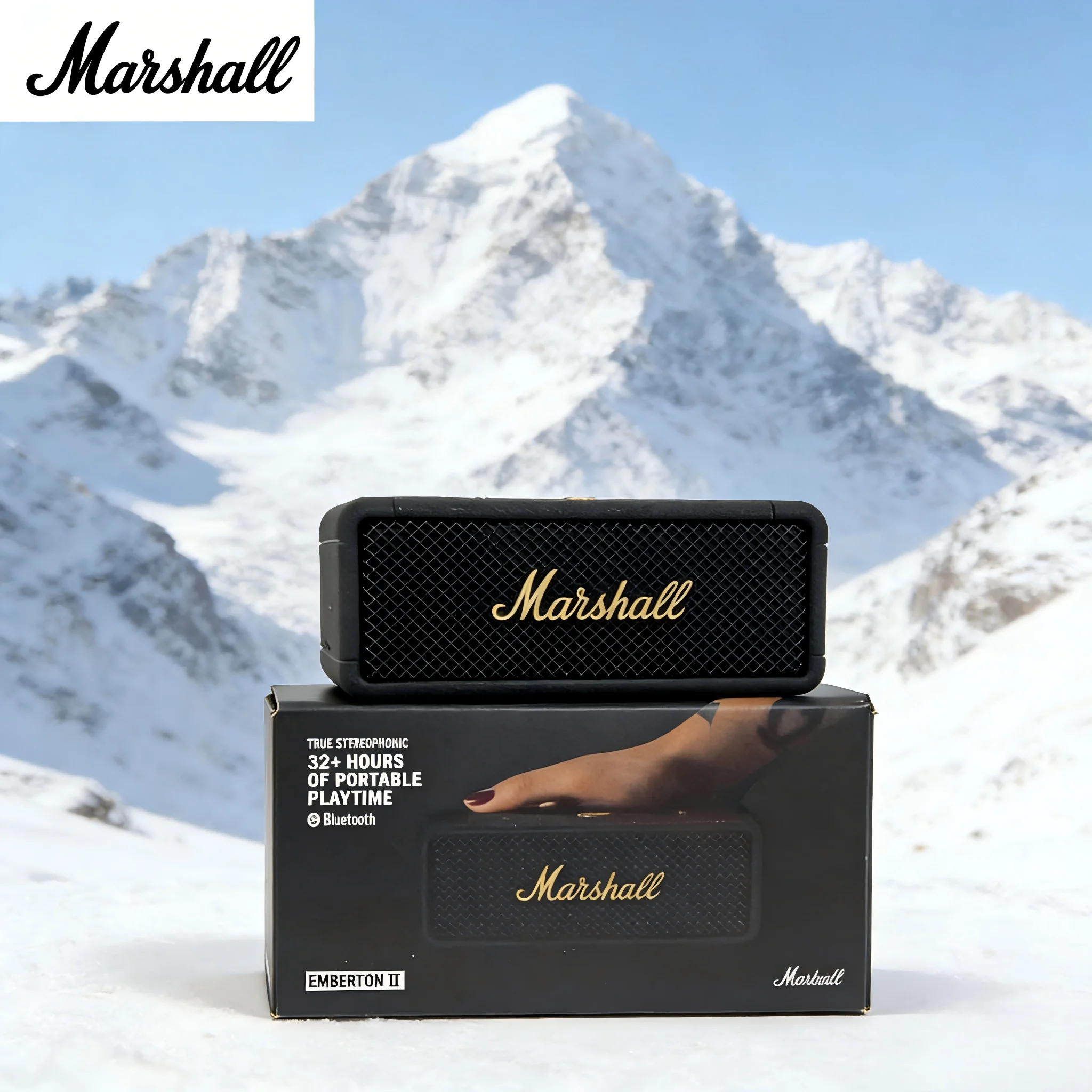Enceinte Bluetooth portable Marshall Emberton III 3 - Son st�r�o puissant, �tanche, sans fil, pour l'ext�rieur