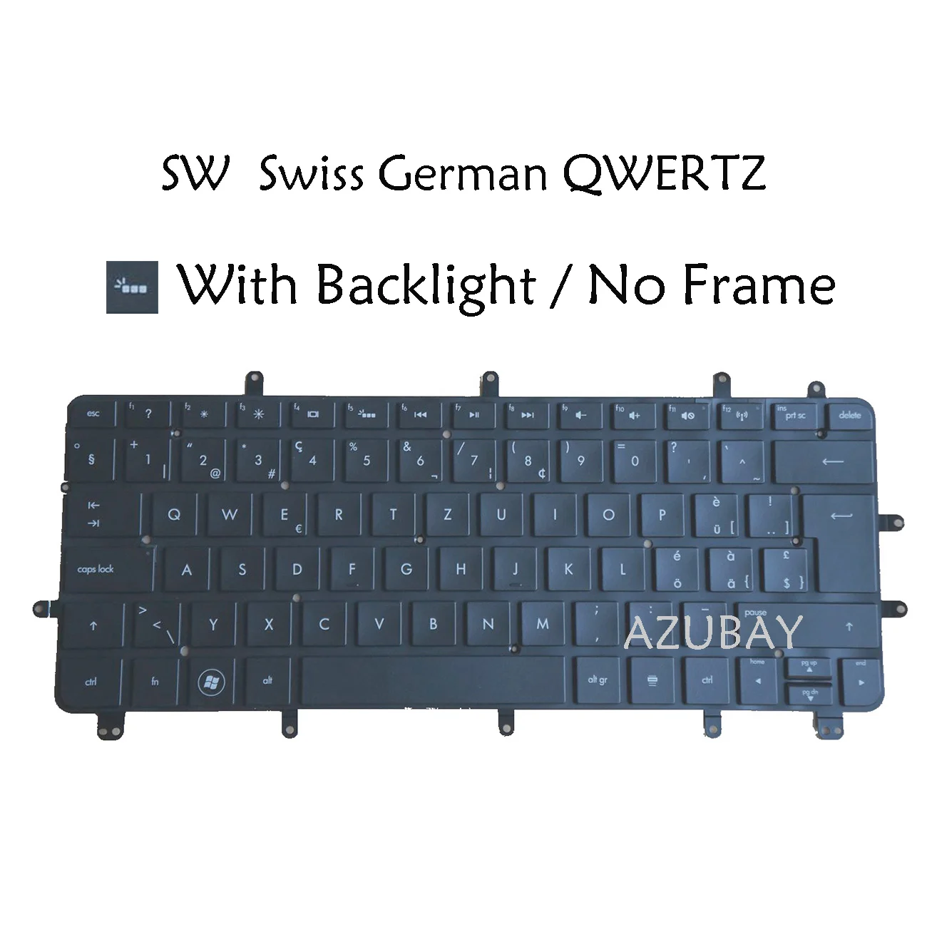 Backlit Laptop Keyboard For HP ENVY Spectre XT Ultrabook 13-2000 13t-2000,XT Pro Ultrabook 689943-,XT PRO 13-B00 Swiss CH QWERTZ
