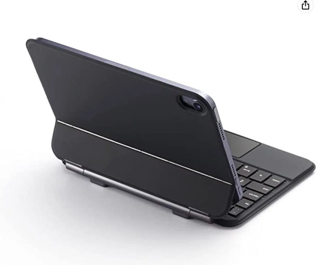GOOJODOQ Magic Keyboard Case voor iPad Mini 7 A17 Pro Mini 6 6e/7e Gen 8.3 inch Drijvende Cantilever Stand Multi-Touch Trackpad