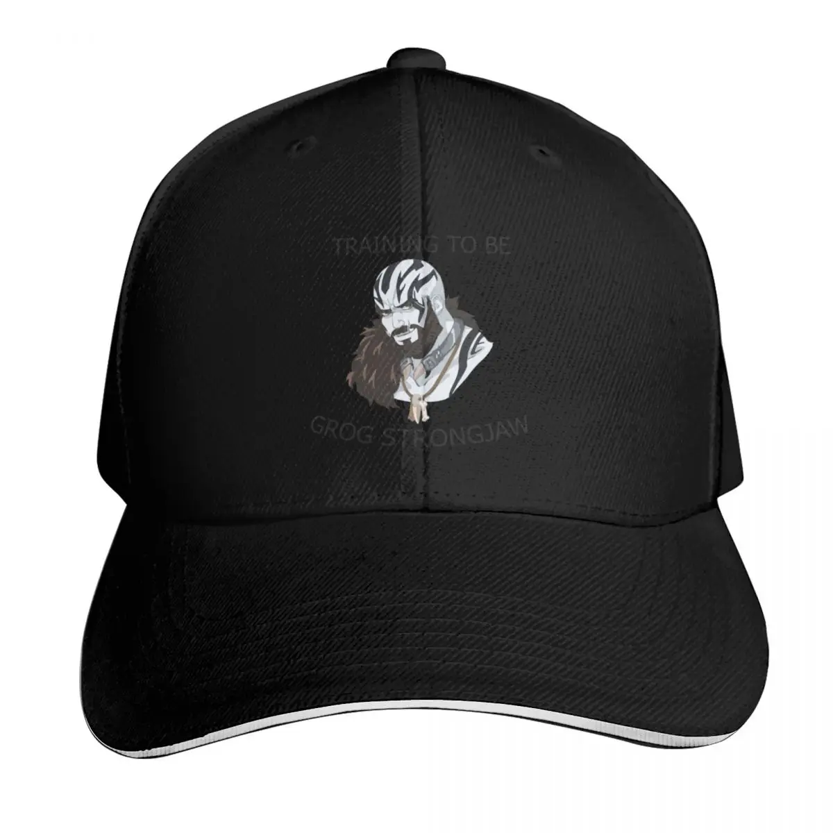 TRAINING TO BE GROG STRONGJAW Baseball Cap Hat Baseball Cap birthday fashionable Snapback Cap Men's Baseball Women's