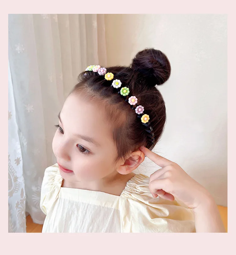 Kinder-Haarband, Rutschfester Haarklammer für Kleine Mädchen, Haarspange für Unordentliches Haar, Mädchen-Haaraccessoires – Detail 9