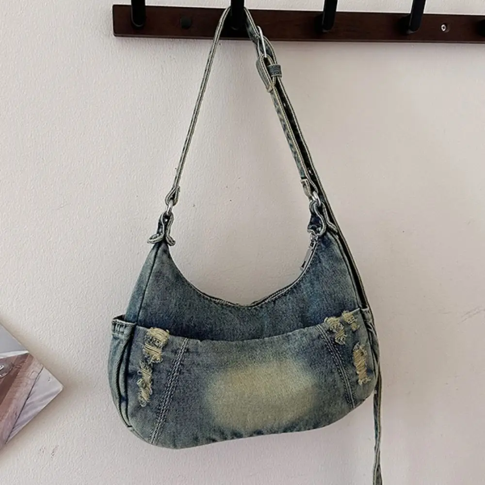 مزاجه عارضة كاوبوي زلابية حقيبة النمط الأمريكي الرجعية عارضة تحت الإبط حقيبة المتناثرة حزام قابل للتعديل حقيبة يد سيدة