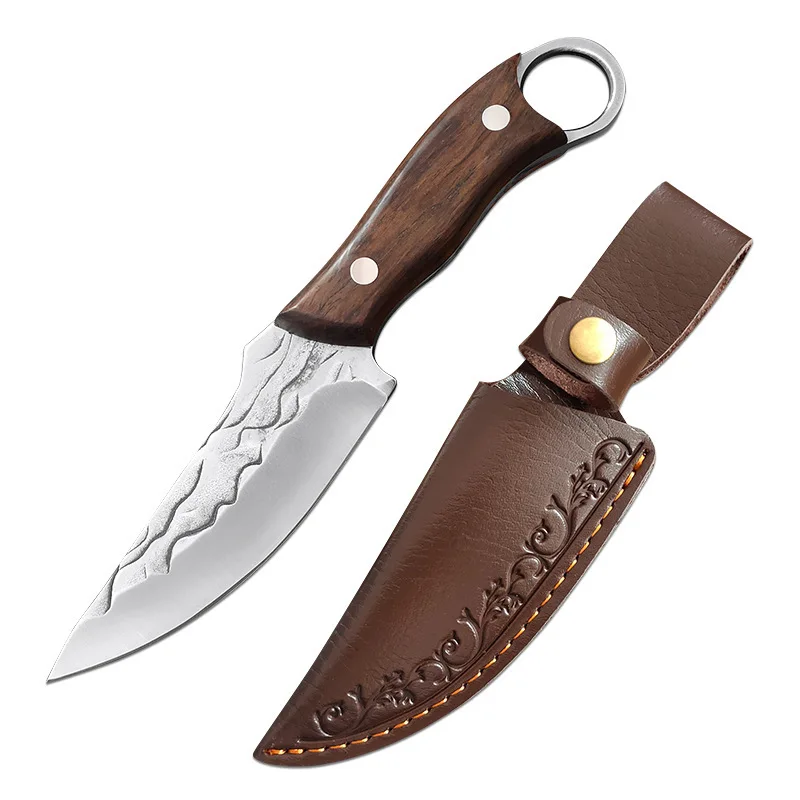 Hand-Forged Bone Sharpener Boning Knife Handle Meat Small Knife Cleaver Sharp Durable Convenient Small Knife Meat Cutting Fruit image 5