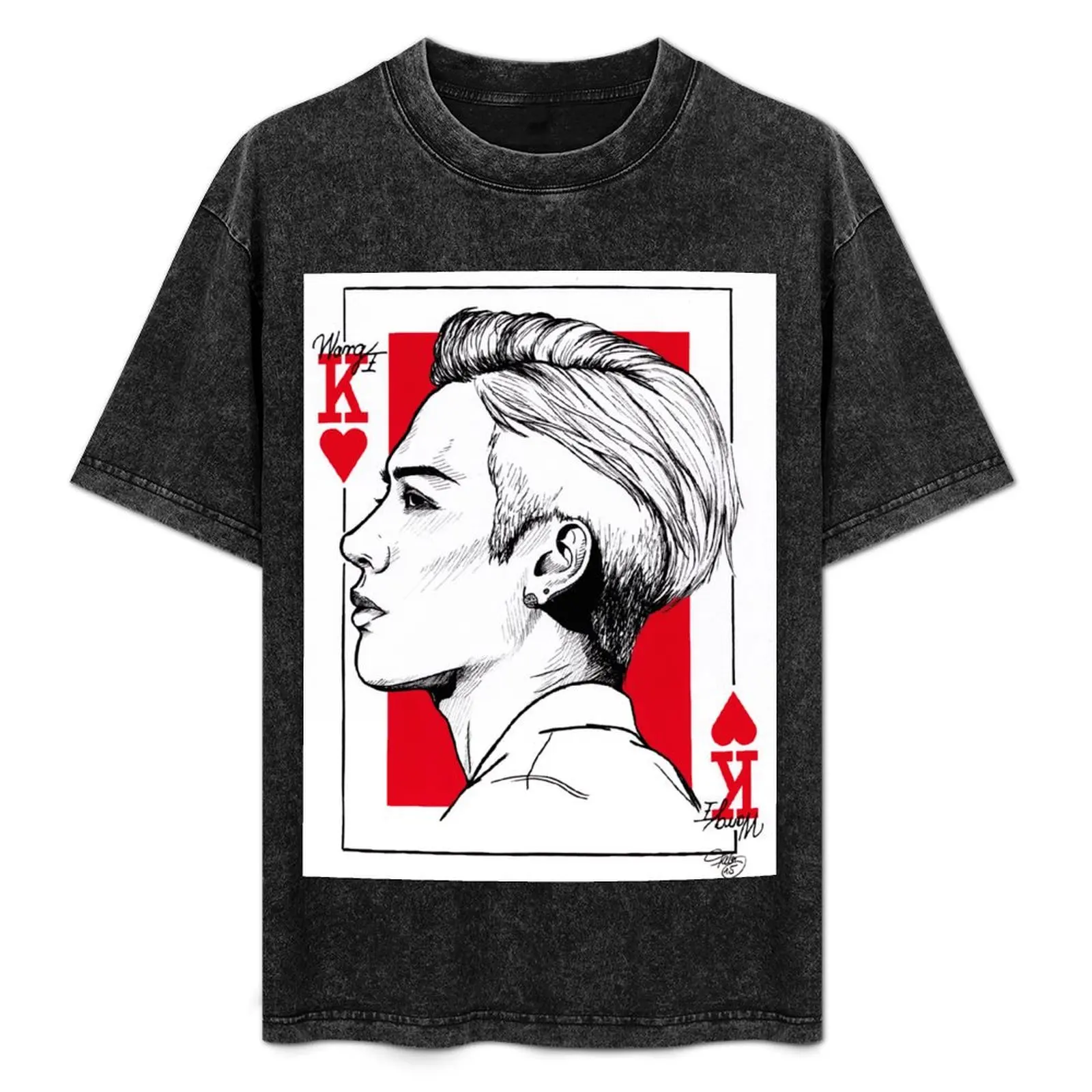 

Jackson Wang - Got7 - Mad T-Shirt Basic Plain Tee for Spring and Summer