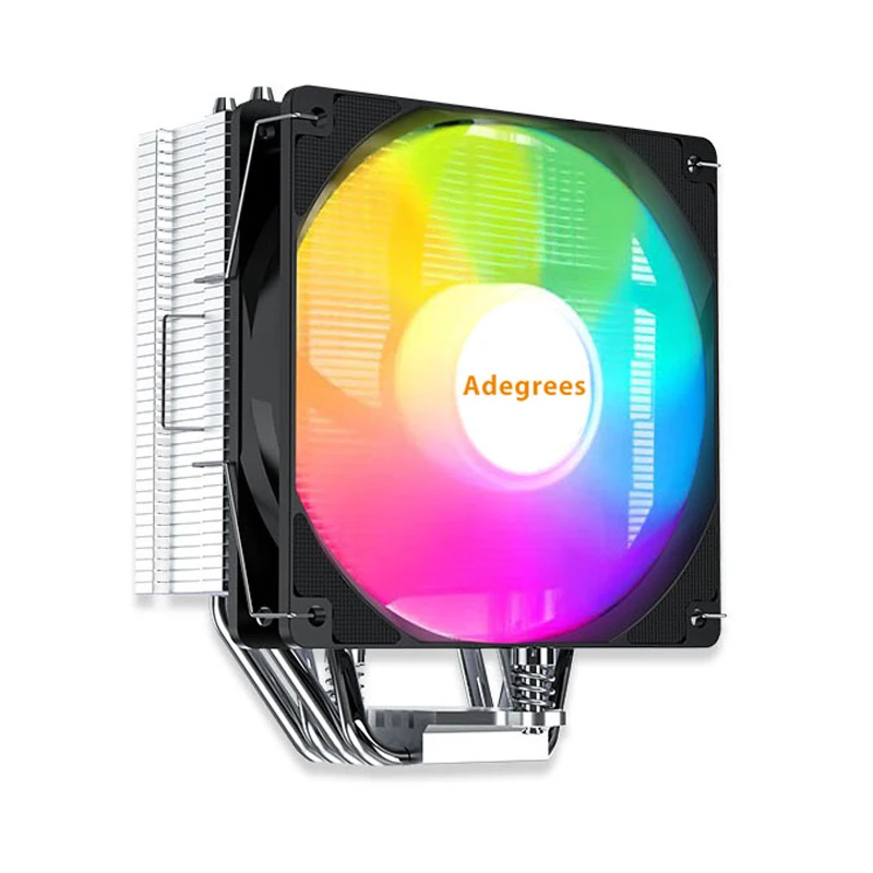 

120MM ARGB CPU Air Cooler 4 Heat Pipes Tower PC Radiator for Intel 1700 1200 1366 115X 2011 X79 X99 AMD AM4 AM5 Ventilador
