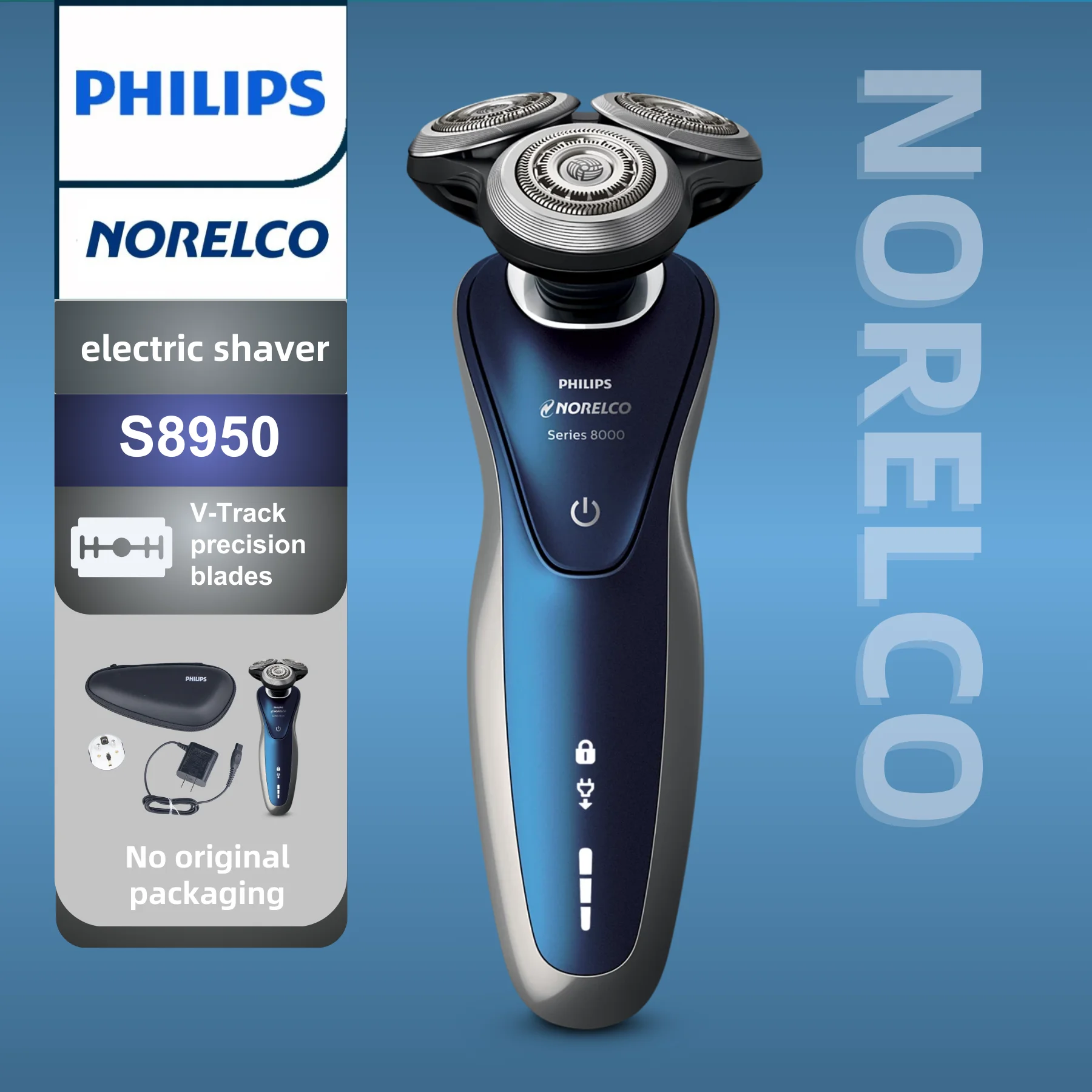 

Philips Norelco S8950 Wet & Dry Electric Shaver Without Original Packing