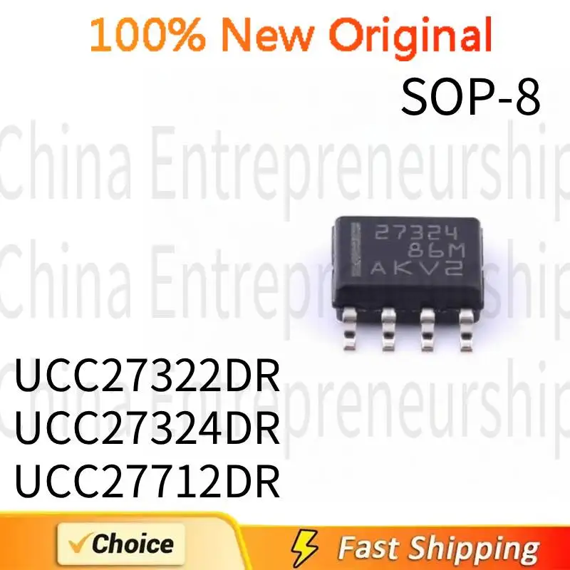 10 PCS SOP-8 UCC27322DR UCC27324DR UCC27712DR SOP-8 SMD Gate driver power management chip 100%Quality Original/Quick delivery