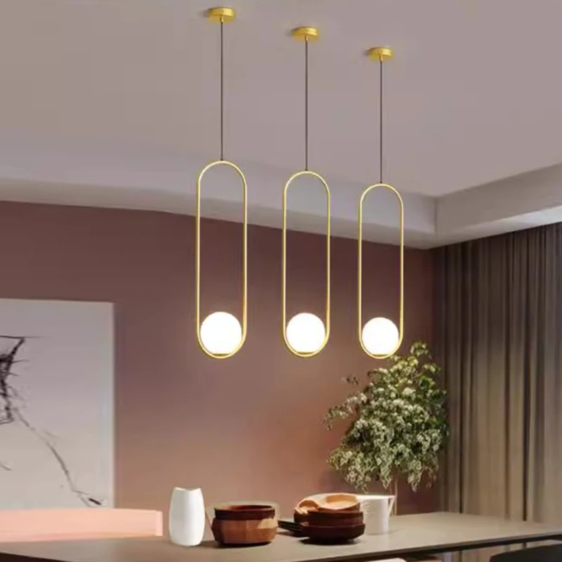 Nordic Home Decoration, Stair Chandelier, Living Room Bedroom and Dining Room Pendant Lights, Ceiling Light, Indoor Lighting