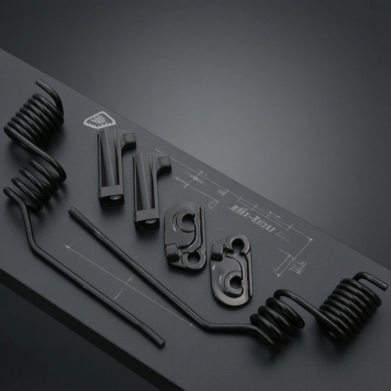 Spring Style Rail Mount Ice Scratchers Non-Damaging Snowmobile Ice Scratchers Kit Hardware Long-Lasting High-Quality for Riders