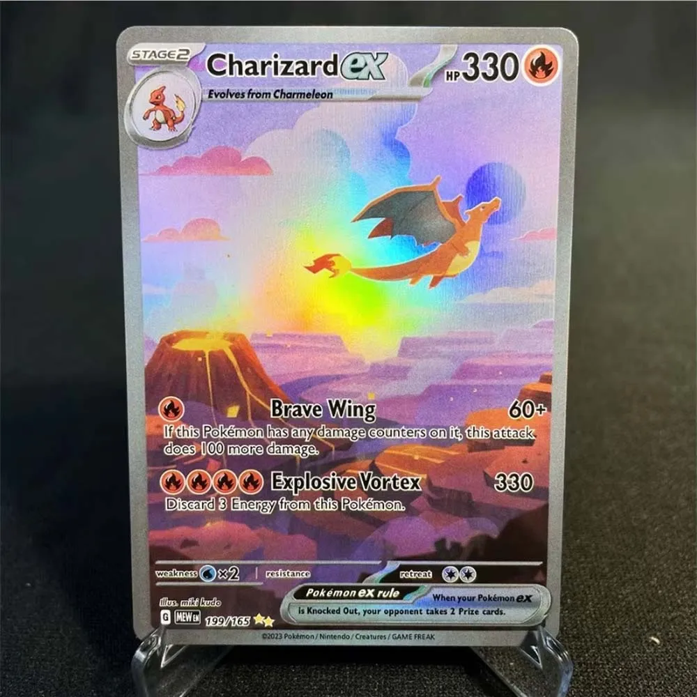 Cartões proxy pokémon flareonex pikachu clefairyex sylveonex vizibolt tcg cartas de batalha jogo coleção ptcg brinquedos presentes