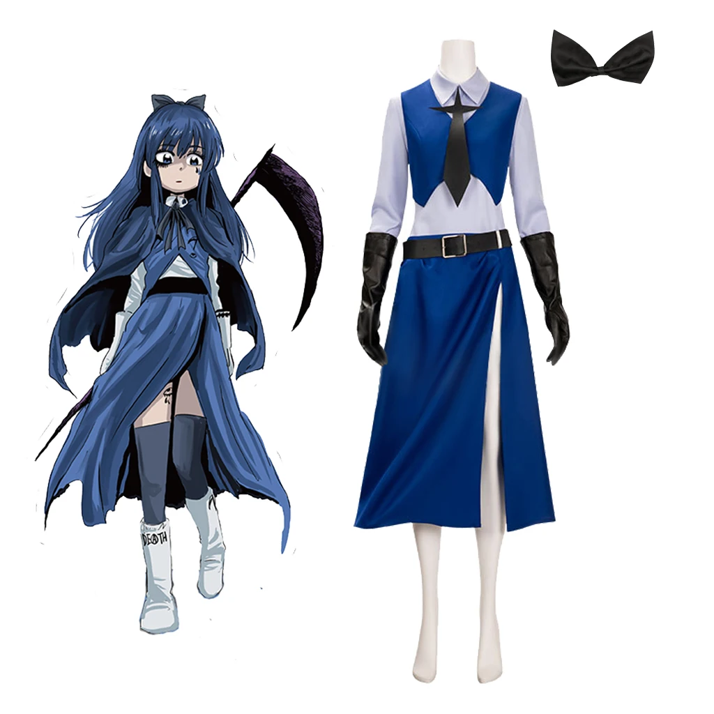 

Anime Magical Destroyers Blue Cosplay Costume Uniform Set Women Mahou Shoujo Blue Outfits Costumes For Halloween Carnival