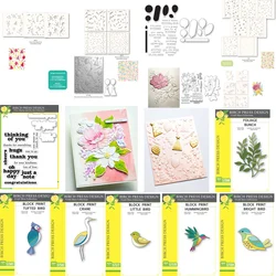 Birthday Balloon Bouquet Bird Metal Cutting Dies Clear Stamps Stencil Hot Foil DIY Scrapbook Gift Card Craft Template 2025 New