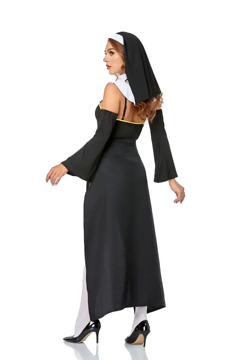 Halloween Sexy Bad Habit Nun Role Play Adult Fancy Dress