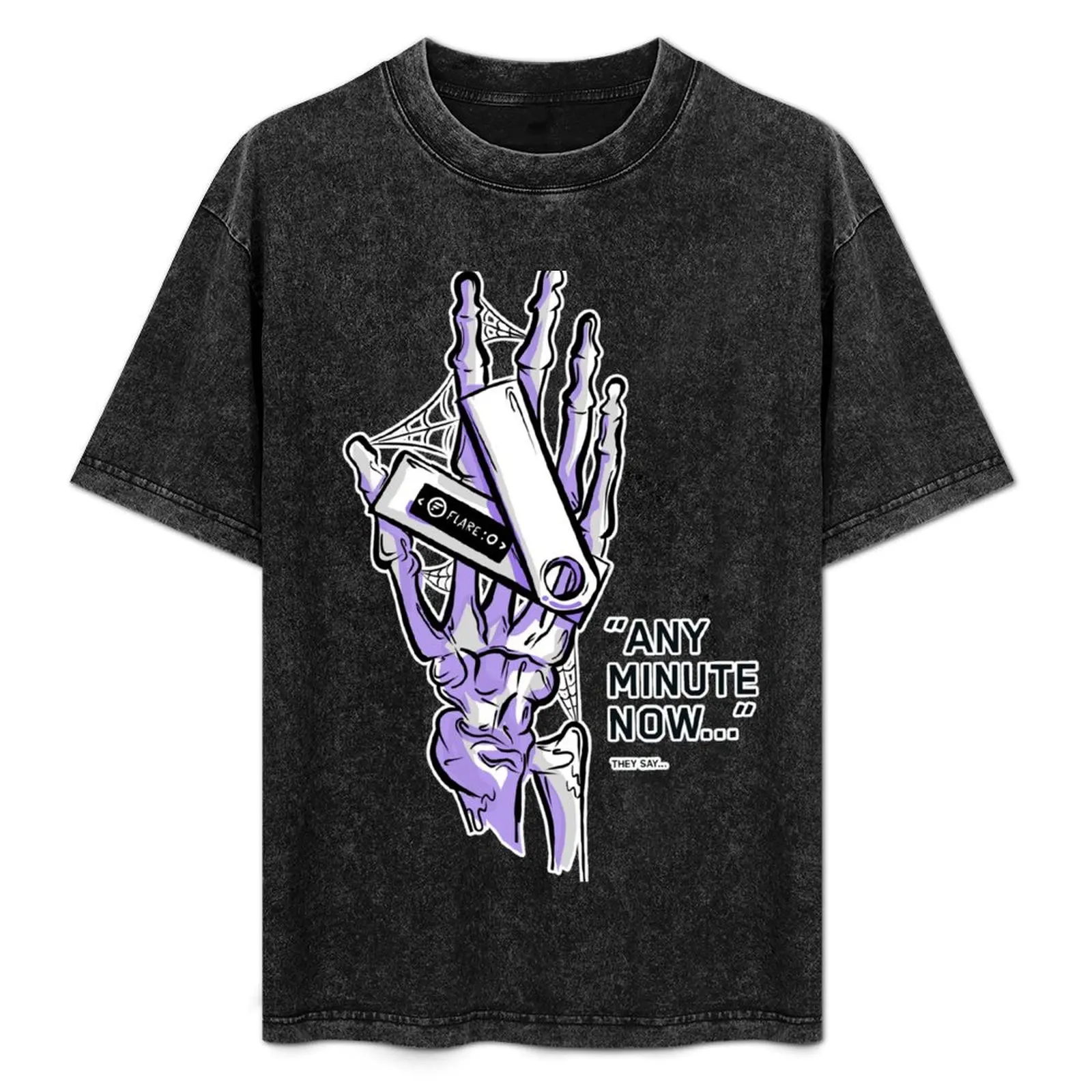

$FLR / FLARE ...still waiting T-Shirt Creative Graphic Tee Shirt
