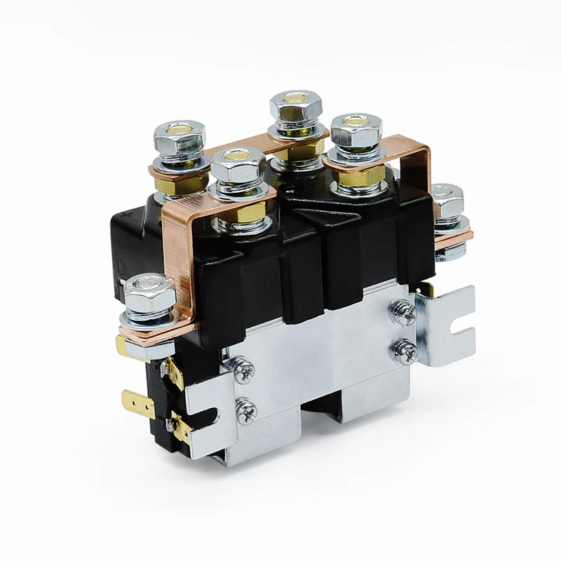 24VDC المزدوج لفائف التبديل الاتصال للمركبة الكهربائية CZWH100A-2T 100A DC المقاولين 2NO2NC