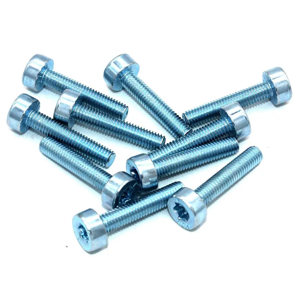 10PKS T27 Torx Bolt M5 x 25 for Stihl Makita Dolmar Oleo-Mac Chainsaw Bruchutter Blower Tiller