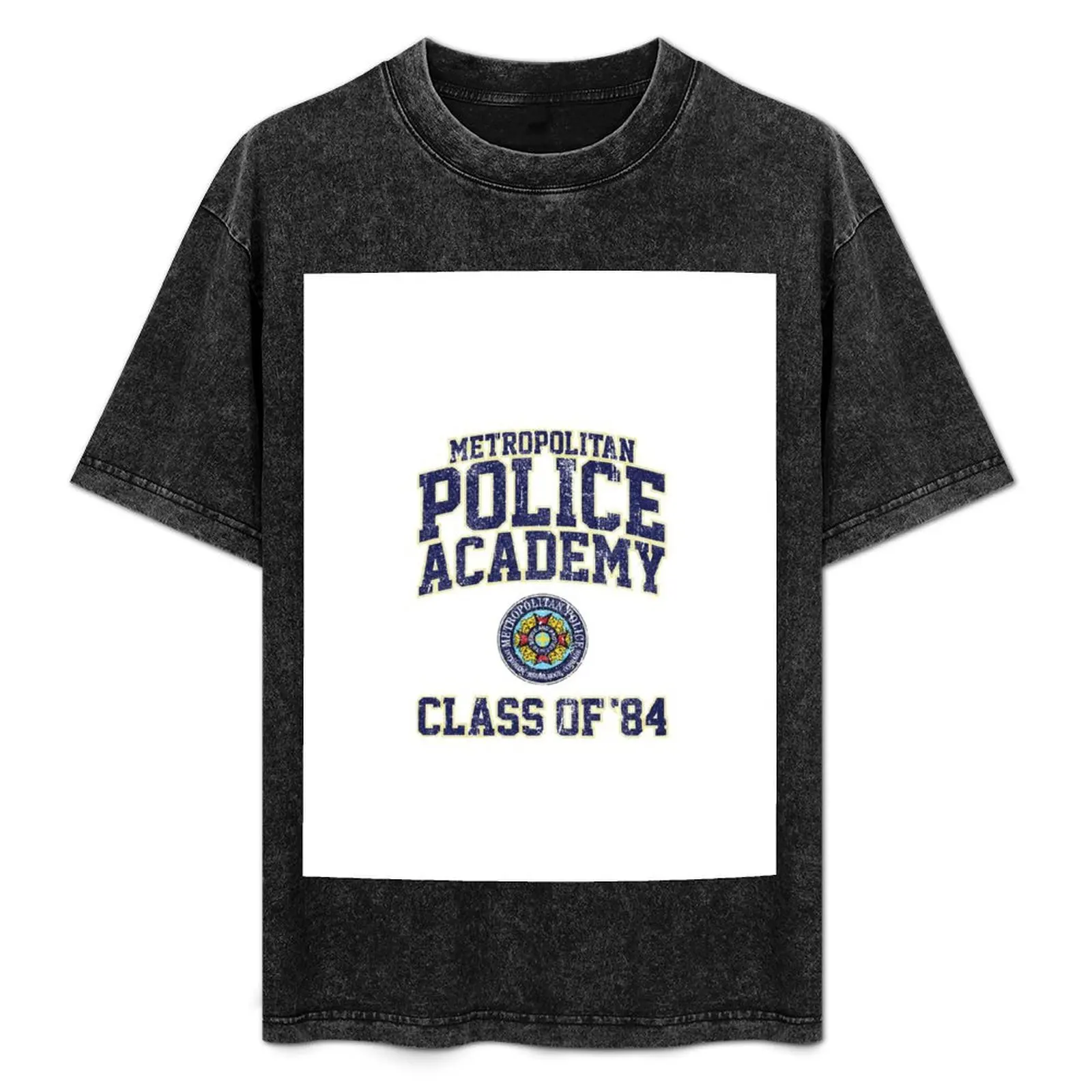 

Metropolitan Police Academy Class of 84 - Police Academy T-Shirt Relaxed Casual Short Sleeve Tee