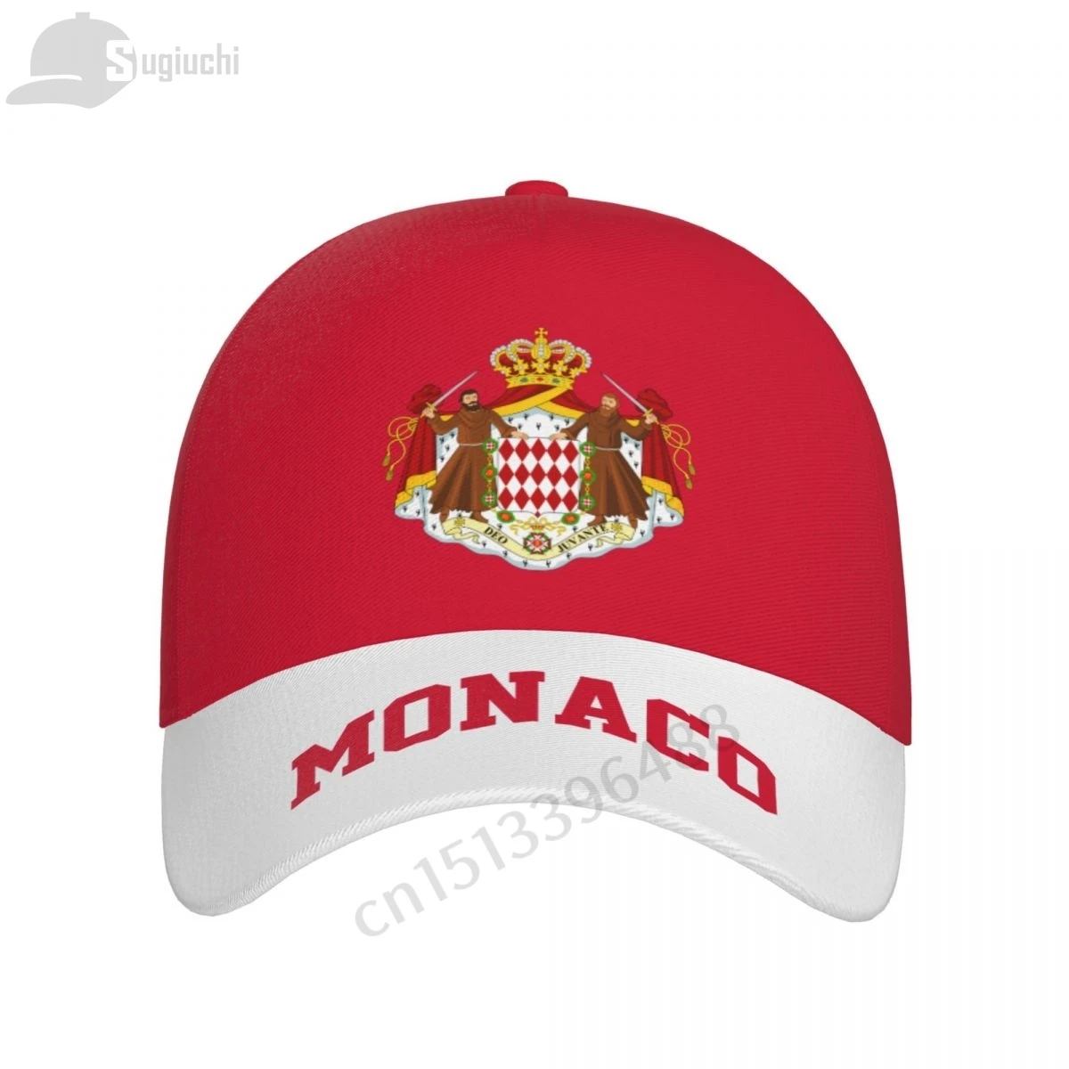 

2025 Флаг Монако 3D футбольные шапки солнцезащитная бейсболка дышащая регулируемая мужская и женская шапка для рыбалки на открытом воздухе